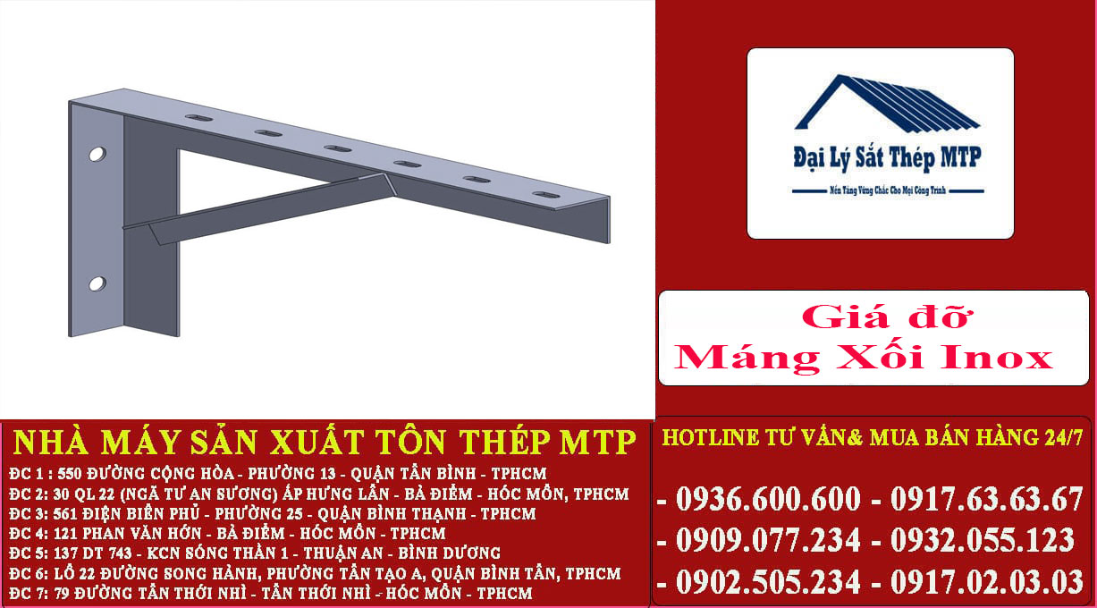 Giá đỡ Máng Xối Inox