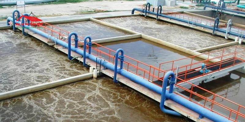 Thép ống đúc phi 355 làm hệ thống xử lý nước thải nhà máy