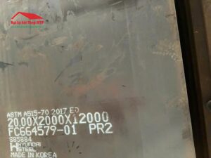 Thép tấm A515 chịu được nhiệt độ cao, đảm bảo vận hành ổn định
