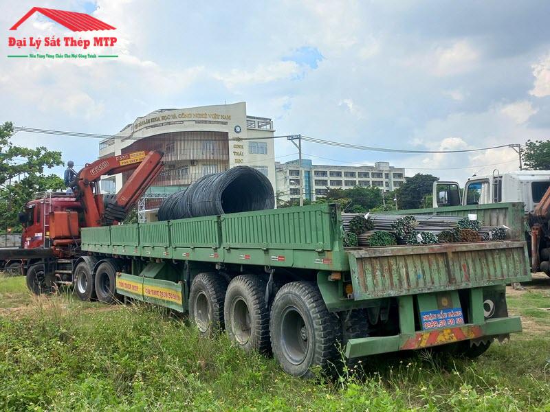 Cung cấp 700kg thép thanh vằn, thép cuộn Tung Ho cho Trường THPT  Hồ Thị Bi ở Tân Hiệp, Hóc Môn.