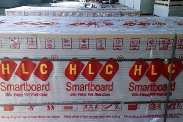 Tấm Fiber Cement HLC có kích thước tiêu chuẩn là 1m22 x 2m44