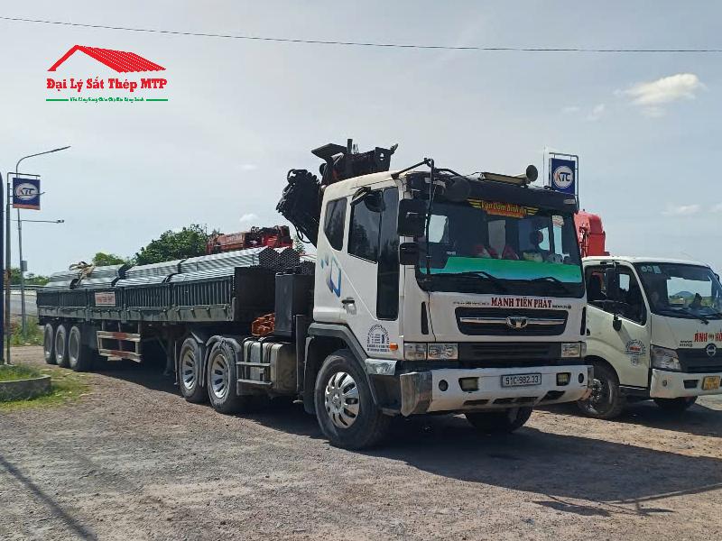 Cung cấp 40 tấn ống thép mạ kẽm 190 về công ty Thủy Sản Minh Phú - Giang Thành - Kiên Giang