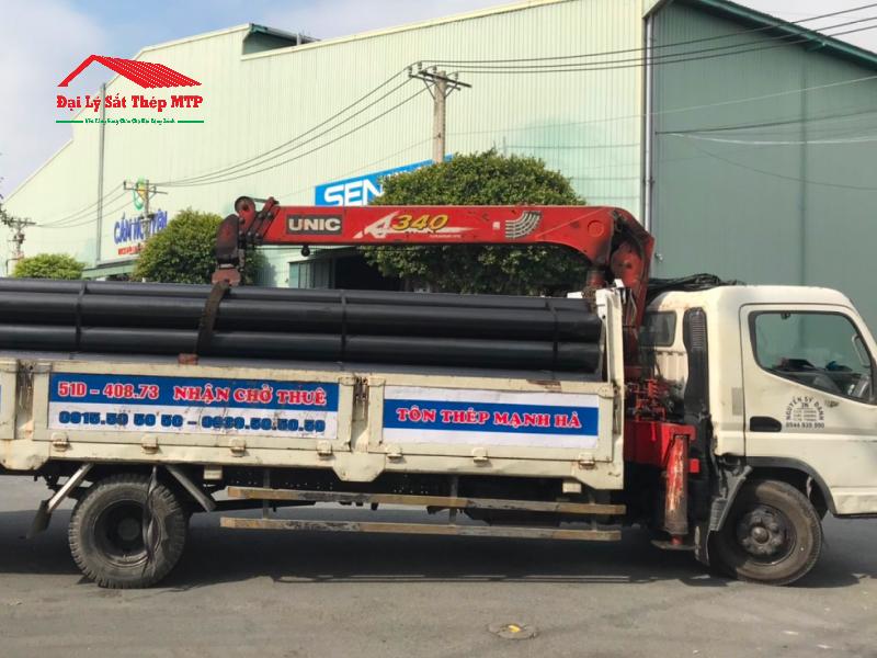 Cung cấp 300 cây thép ống 190 cho công trình PCCC Xưởng sản xuất nước mắm ở Tân Lân Cần Đước