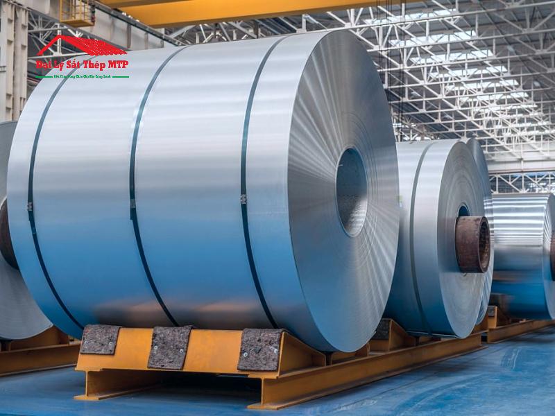 Thép cuộn mạ điện nhũ xanh