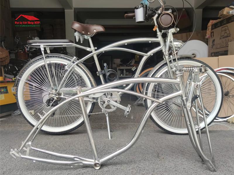 Khung xe đạp gia công từ inox ống phi 22