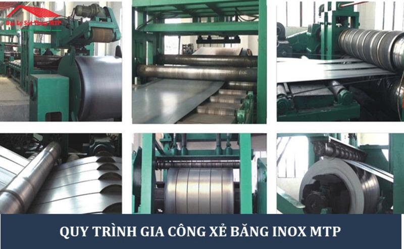 Quy trình gia công xẻ băng inox chất lượng cao tại Đại lý Sắt Thép MTP