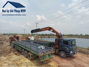 Bàn giao 150 tấn Thép Xây Dựng Hoà Phát cho dự án Công ty HANTEX , KCN Thành Thành Công, Trảng Bàng, Tây Ninh