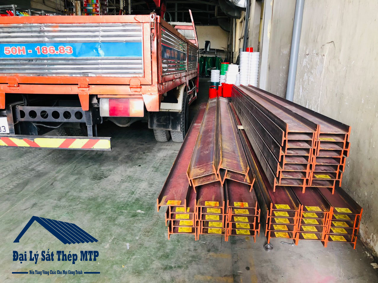 Đại lý Sắt Thép MTP cung cấp 35 tấn thép hình I cho Công trình Sữa chữa nhà xưởng Công ty Nhựa Chấn Thuận Thành Lý Chiêu Hoàng - Quận 6 - TPHCM
