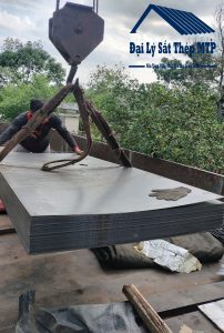 Đại lý Sắt Thép MTP giao 10 Tấn Thép Tấm SPHC cắt thep quy cách về Dự án KCN Long Giang - Tỉnh Tiền Giang