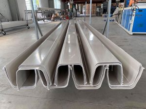 Máng xối nhựa PVC là loại máng thu nước gia công từ nhựa PVC