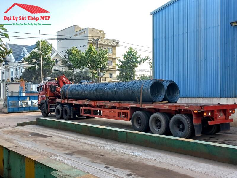 Cung cấp 5 tấn thép cuộn Thiên Thai cho dự án xây dựng khu công nghiệp tại Bình Dương.