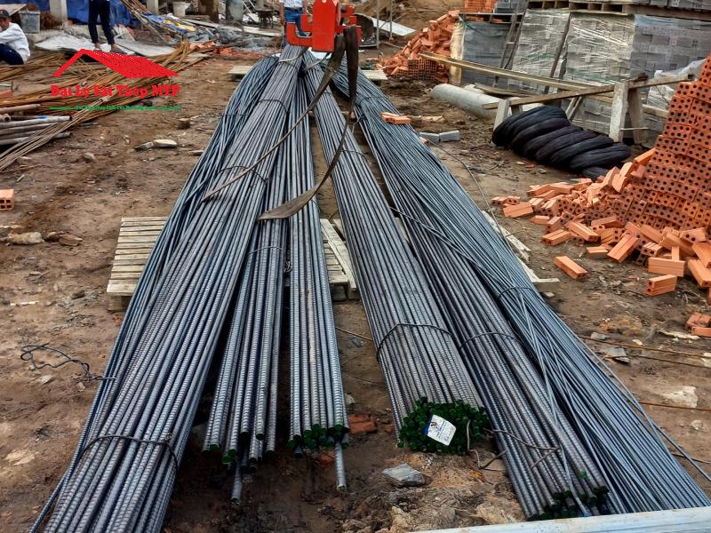 Sắt thanh vằn phi 14 chịu tải, chịu kéo tốt, chống biến dạng tốt hơn sắt phi nhỏ