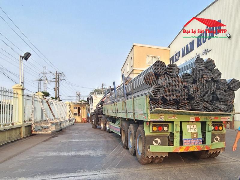 Cung cấp 2 tấn thép ống Nam Hưng cho nhà máy chế nông sản tại Tiền Giang