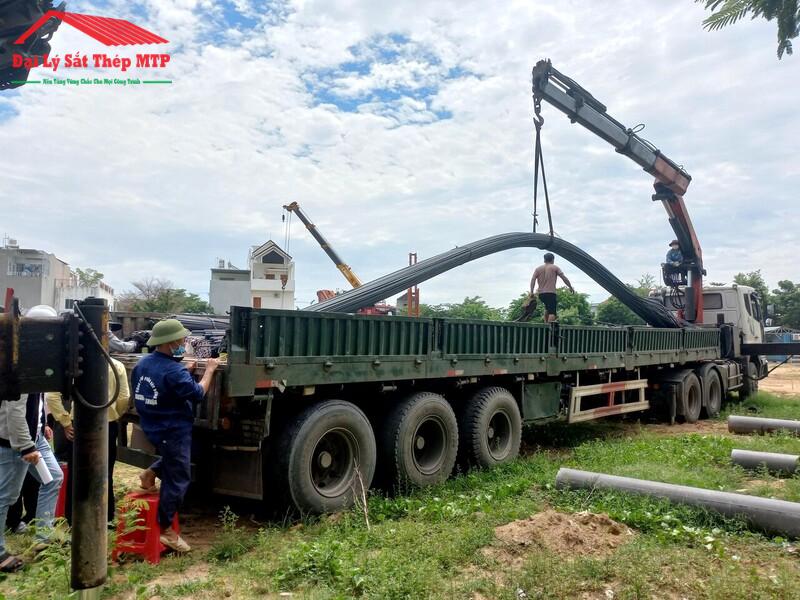 Giao 10 tấn thép thanh vằn Vina Kyoei cho khu dân cư cao cấp tại Bình Dương.