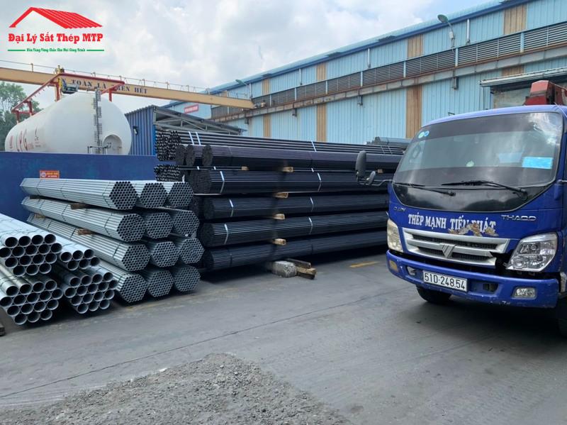 Cung cấp 500 cây thép ống Ánh Hòa cho dự án xây dựng nhà xưởng tại KCN Tân Bình, TP.HCM.