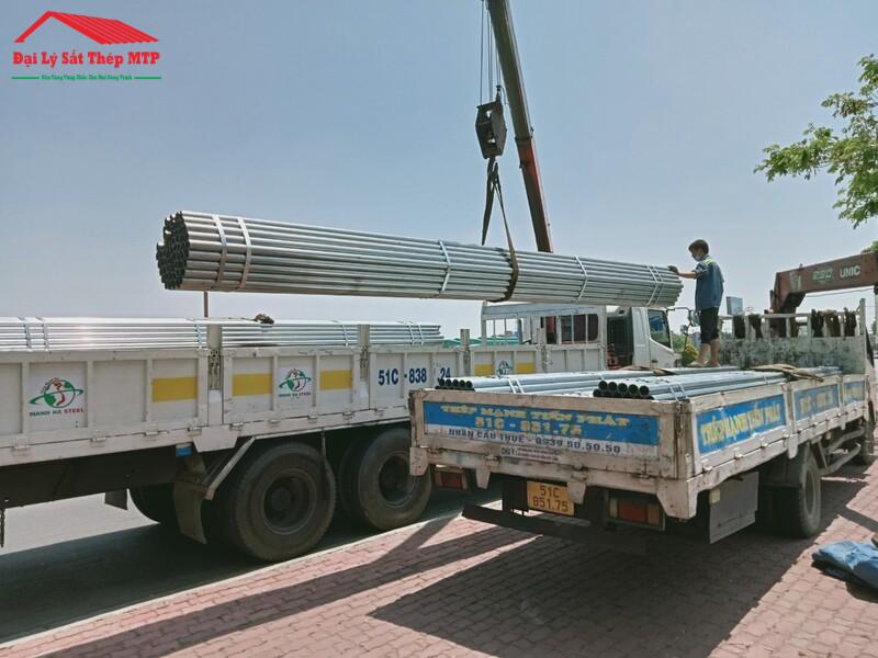 Cung cấp 15 tấn ống thép Nhật Bản cho hệ thống khung nhà thép tiền chế tại KCN VSIP Bình Dương.