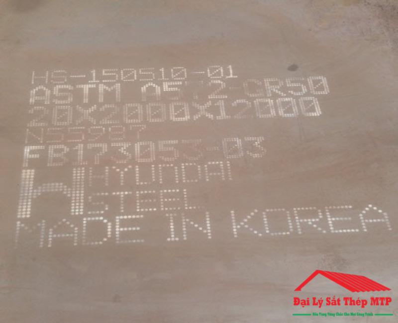 Thép tấm A572 Hàn Quốc