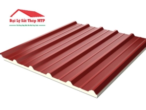 Tôn xốp cách nhiệt Hoa Sen màu đỏ đậm
