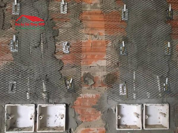 Lưới thép tô tường sử dụng trong các công trình dân dụng