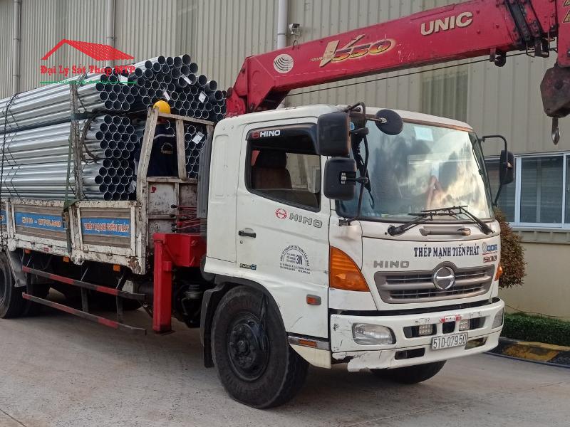 Cung cấp 3 tấn ống thép Nam Kim cho doanh trại quân đội ở Tây Ninh
