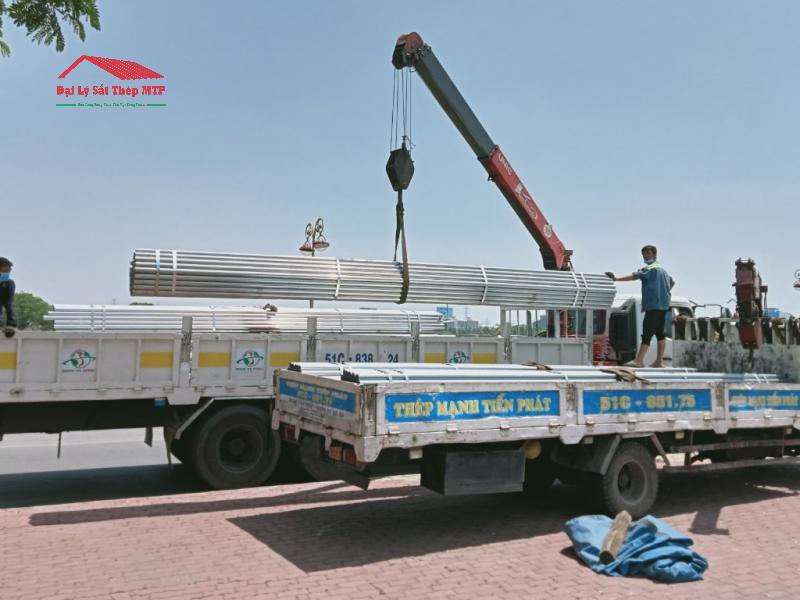 Cung cấp 250 cây thép ống Tuấn Võ cho xưởng sản xuất giàn giáo ở Hóc Môn