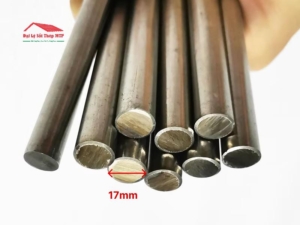 Láp inox phi 17 là thanh inox có dạng tròn đặc, đường kính 17mm