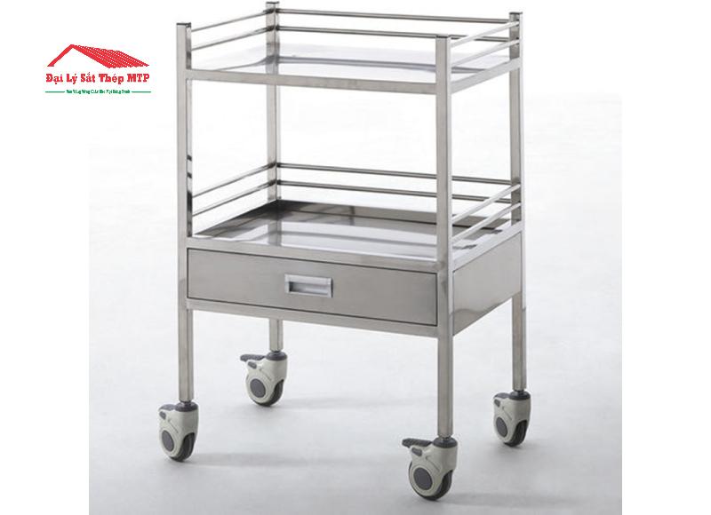 Inox hộp 12x12 dùng làm xe đẩy y tế