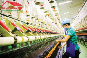 Sử dụng gia công máy móc trong ngành dệt nhuộm