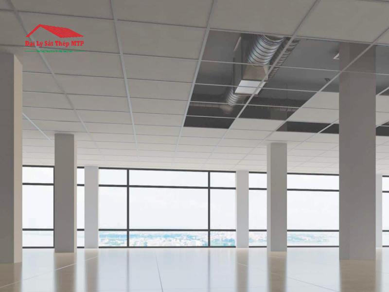 Sử dụng tấm cemboard 3.5mm làm trần nổi văn phòng