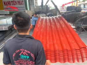 Mua tôn giả ngói đa dạng màu sắc, kích thước, gia công theo yêu cầu tại Sắt Thép MTP